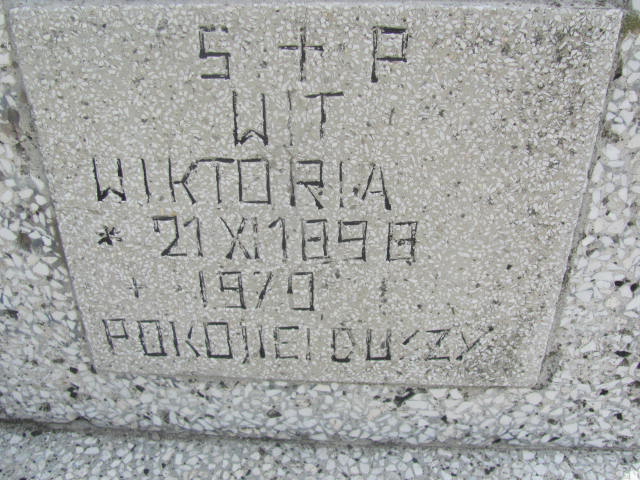 Wiktoria Wit 1898 Kolbuszowa - Grobonet - Wyszukiwarka osób pochowanych